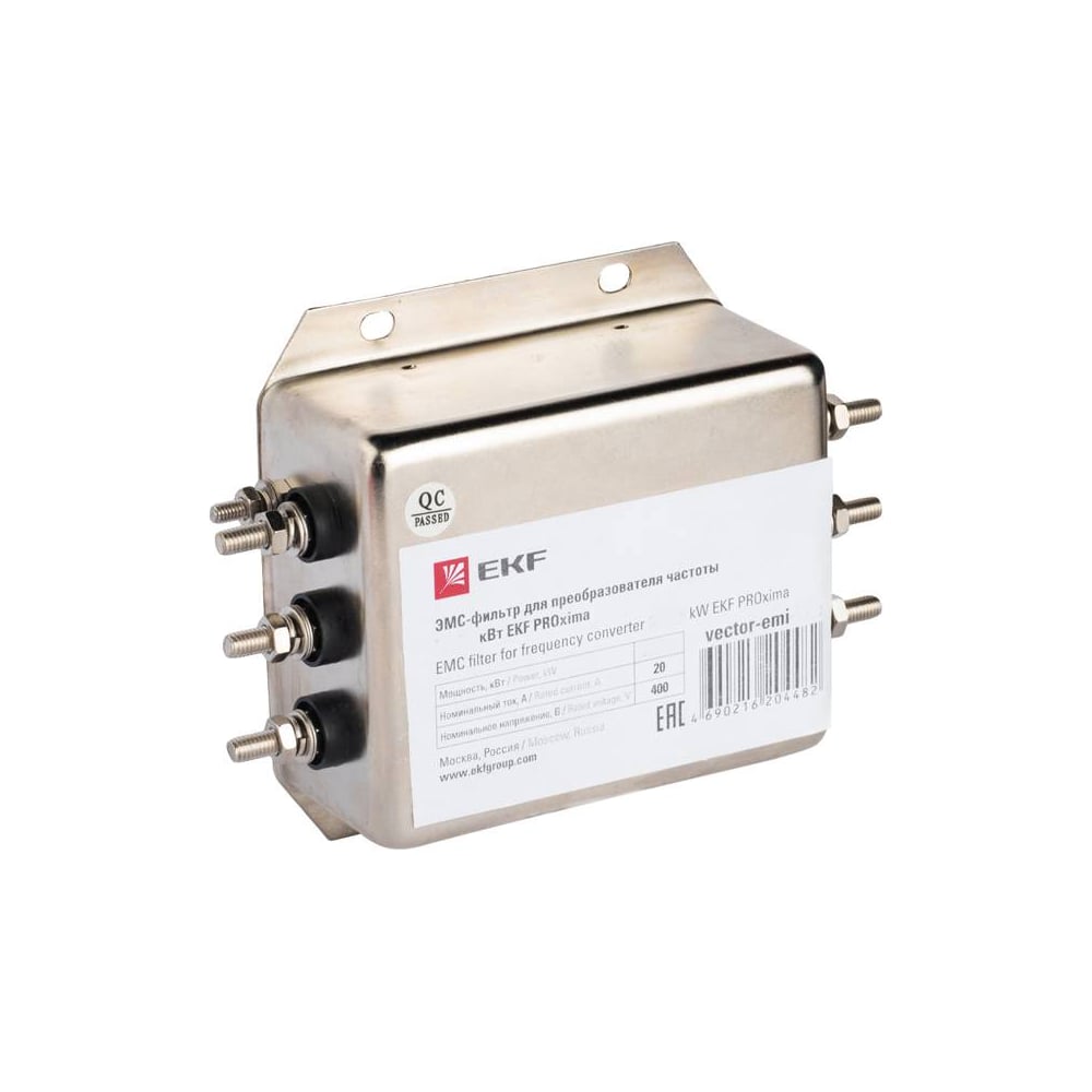 ЭМС-фильтры для преобразователя частоты EKF, 2,2-4,0 кВт vector-emi-4R0 ...