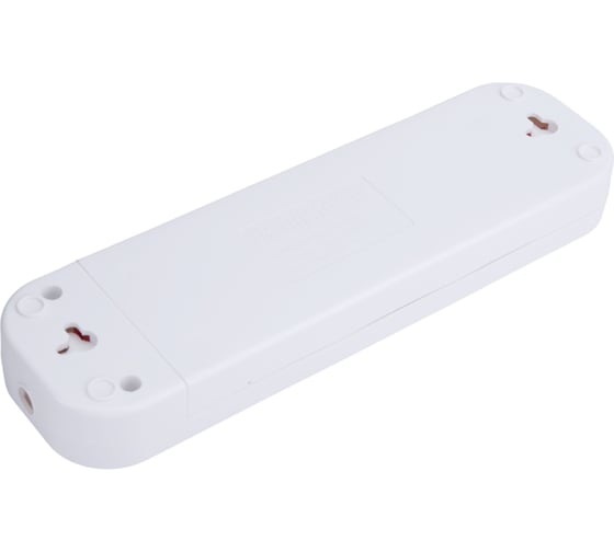 Колодка Navigator 61 587 NCA-BL01-04-X-WH, 4 гнезда, без заземления, АБС-пластик 61587
