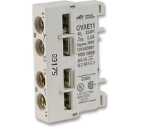 Блок вспомогательных контактов Prompower фронтального монтажа GV-AE11 для JGV2/JGV3, 1НО+1НЗ GVAE11