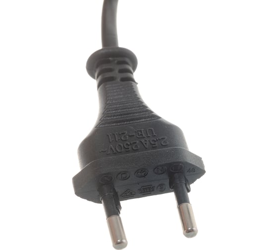 Шнур Navigator 61 603 NPS-FS02-170-2x0.5-BL 1.7 м с диммируемым выключателем, черный 61603