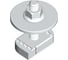 STRUT-болт EKF 10x50, с опорой и гайкой, TDZ stbog10x50-TDZ 1
