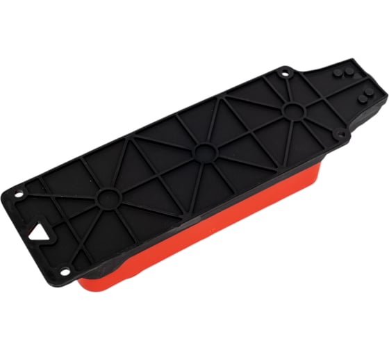 Розетка Рыжая такса РЗК-03 (колодка) трехместная с крышкой каучук 2P+PE 230V 16А IP54 оранжевая РЗК03-2868