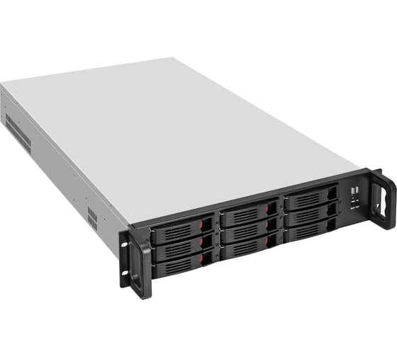 Серверный корпус ExeGate Pro 2U650-HS09 RM 19", высота 2U, глубина 650, БП 2U-500ADS, 9xHotSwap, 2 USB 285223 1