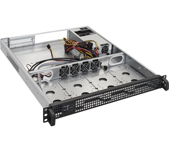 Серверный корпус ExeGate Pro 1U550-04 RM 19", высота 1U, глубина 550, БП 1U-800ADS, USB 288498