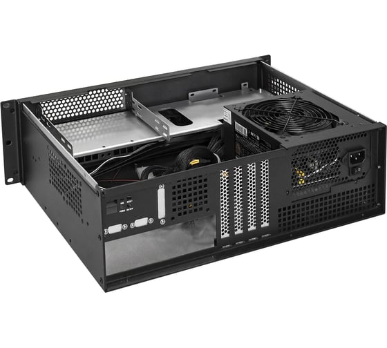 Серверный корпус ExeGate Pro 3U330-02 RM 19", высота 3U, глубина 330, БП 600PPH-SE 80 PLUS Bronze, USB 279761