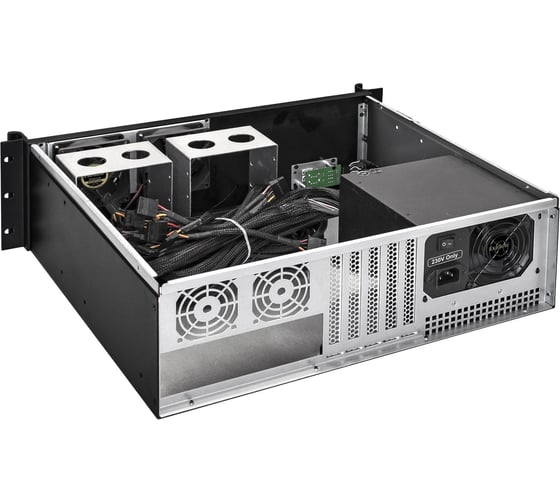 Серверный корпус ExeGate Pro 3U390-08 RM 19", высота 3U, глубина 390, БП 600ADS, USB 264944