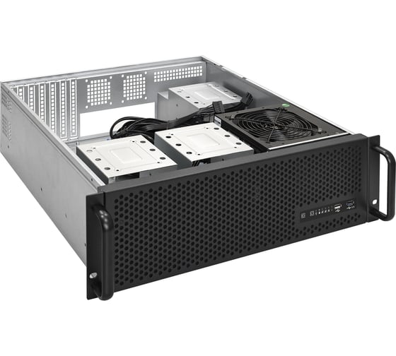 Серверный корпус ExeGate Pro 3U450-09 RM 19", высота 3U, глубина 450, БП 700ADS, USB 293918