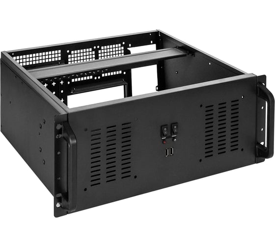 Серверный корпус ExeGate Pro 4U350-02 RM 19", высота 4U, глубина 350, без БП, 2 USB 295480