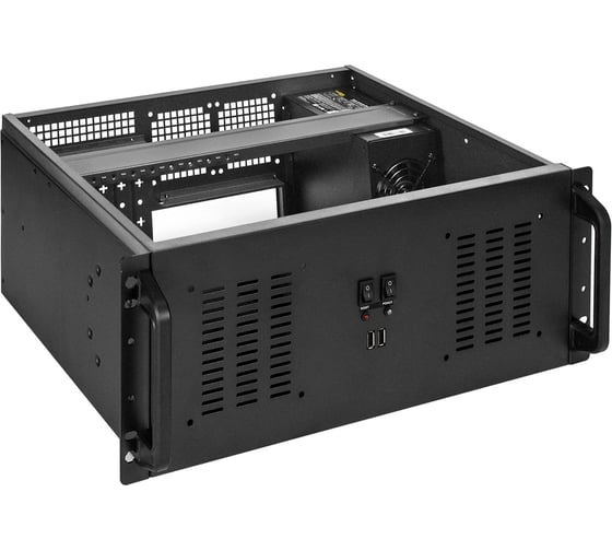 Серверный корпус ExeGate Pro 4U350-02 RM 19", высота 4U, глубина 350, БП 900ADS, 2 USB 295877