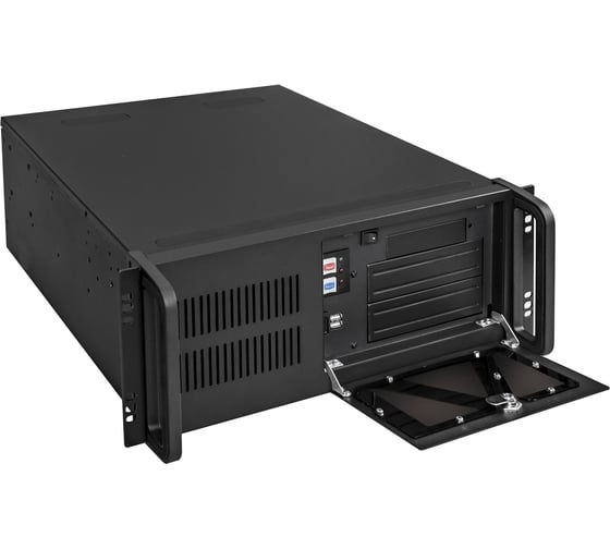 Серверный корпус ExeGate Pro 4U450-07/4U4017S RM 19", высота 4U, глубина 450, БП 800ADS, USB 251807