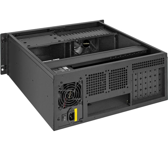 Серверный корпус ExeGate Pro 4U450-17 RM 19", высота 4U, глубина 450, БП 1200ADS, 2 USB 295906