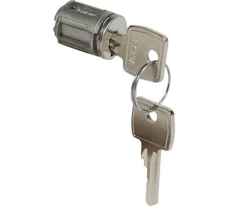 Замок Legrand тип 2433 A, для металлических или остекленных дверей XL³, с 1 комплектом из 2 ключей 020294