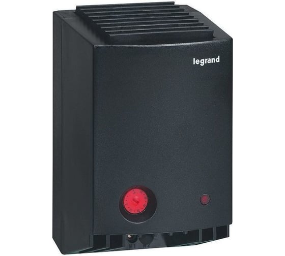 Электрический нагреватель Legrand 230 В~ класс II, 350 Вт, 75 A, термостат 0-60 С, с подсветкой, расход 35 м³/ч 034806