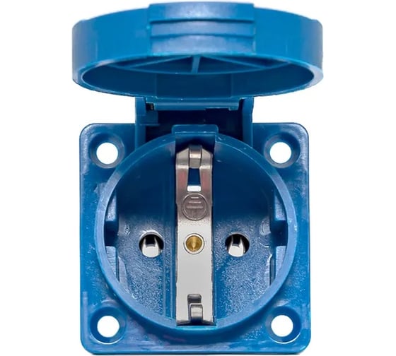 Розетка переносная ANDELI AM-312 Schuko 16А IP54 2P+ PE артикул ADL13-034