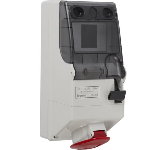 Комбинированный щиток Legrand P17 Tempra Pro с рейкой DIN IP 44 380/415 В~ 32 A 3К+З 056653 1