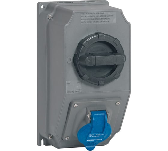 Комбинированный щиток Legrand с переключателем Hypra IP 44 2К+З 16 А пластик 059203 1