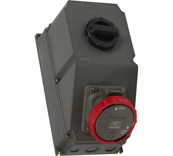 Комбинированный щиток Legrand с переключателем Hypra IP 66/67 55 3К+Н+З 63 А пластик 059267
