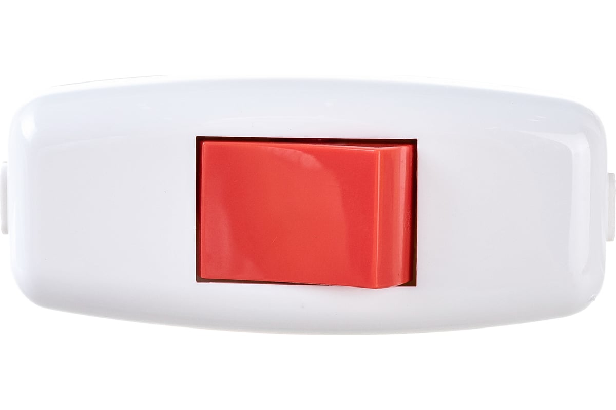  выключатель Lezard белый-красный 715-1101-611 - выгодная цена .