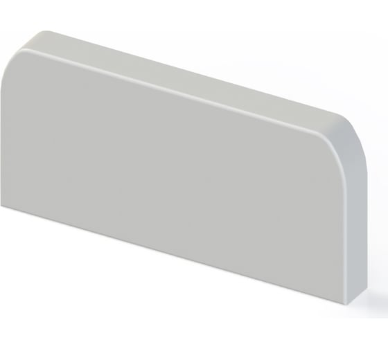 Заглушка EKF C-Line, 105х50, 2 штуки, белый ecw-105-50x2