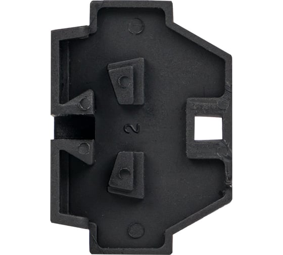 Заглушка для миниклеммы EKF PROxima STB-4, черная ep-stb-m-4-black