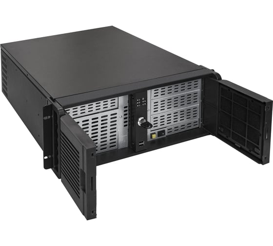 Серверный корпус ExeGate Pro 4U480-15/4U4132 RM 19", высота 4U, глубина 480, БП 600ADS, USB 244611