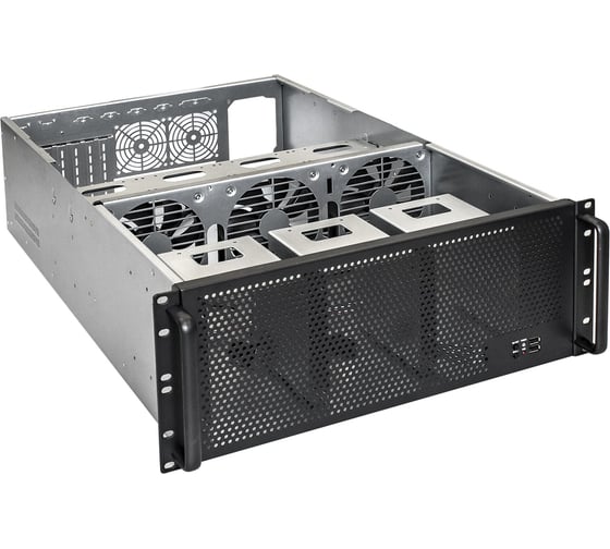Серверный корпус ExeGate Pro 4U650-18 RM 19", высота 4U, глубина 650, без БП, USB 292259