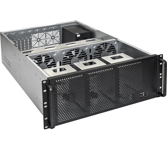 Серверный корпус ExeGate Pro 4U650-18 RM 19", высота 4U, глубина 650, БП 900RADS, USB 293268