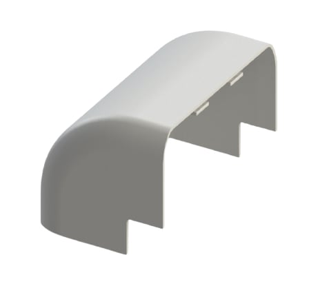 Внешний угол EKF C-Line 105х50, 2 штуки, белый obw-105-50x2