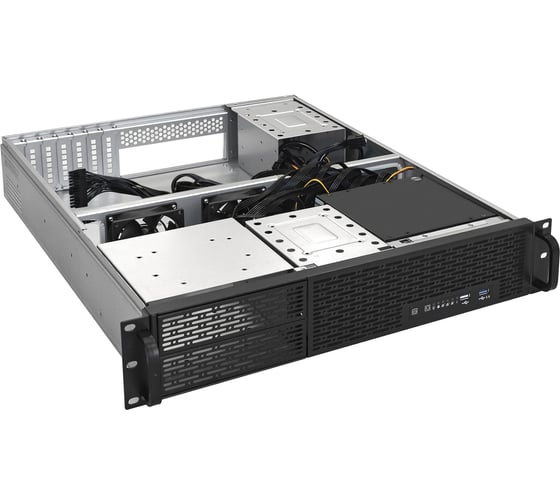 Серверная платформа ExeGate Pro 2U550-06/2U2088 RM 19", высота 2U, глубина 550, Redundant БП 2x550W, USB 293873