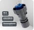 Прямая влагозащищенная вилка 2P+РE REXANT, 16 А, IP68 111-013 1