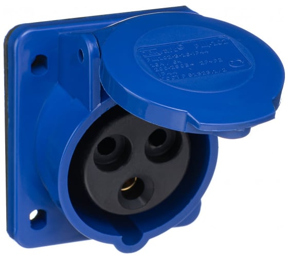 Розетка щитовая Dekraft РЩ-102, 3P, 16 А, IP44 26050DEK