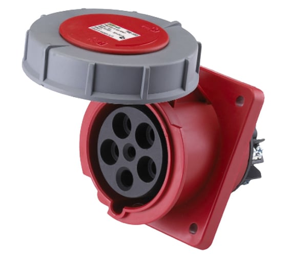 Щитовая розетка Dekraft РЩ102-4-63-IP67 26057DEK