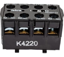Блок-контакт для миниконтакторов iskra ND4M-04 УТ-00019719