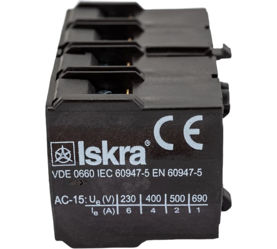Блок-контакт Iskra для миниконтакторов ND4M-04 УТ-00019719