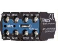 Блок-контакт для миниконтакторов iskra ND4M-22 УТ-00015155