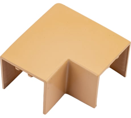 Поворот EKF Plast PROxima, 90 градусов, 25х25, 4 шт, под светлое дерево abl-25-25x4