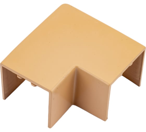 Поворот EKF Plast PROxima, 90 градусов, 25х25, 4 шт, под светлое дерево abl-25-25x4