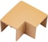 Поворот EKF Plast PROxima, 90 градусов, 25х25, 4 шт, под светлое дерево abl-25-25x4 1