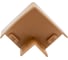 Поворот EKF Plast PROxima, 90 градусов, 25х25, 4 шт, под светлое дерево abl-25-25x4 3