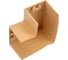 Поворот EKF Plast PROxima, 90 градусов, 25х25, 4 шт, под светлое дерево abl-25-25x4 4