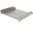 Угловая полка Hyperline TAL3-2U-400-RAL7035 с перфорацией 19, 2U, ширина 440 мм 433676 1