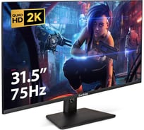 Монитор ExeGate безрамочный с аудио выходом 32" SmartView ES3207CA IPS LED Grade A+, 2K, 2560x1440 75Гц WQHD , 16:9, 250cd/m2, 1000:1, 178/178, 1ms, HDMI, 297504