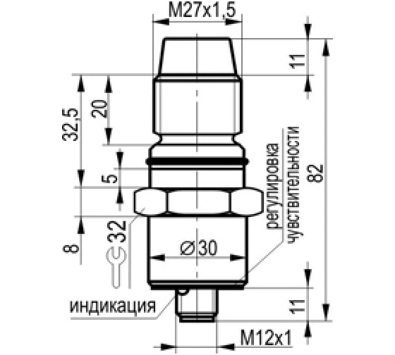 Емкостной датчик ТЕКО CSN WC83S8-31N-5-LZS4-20 00-00062030