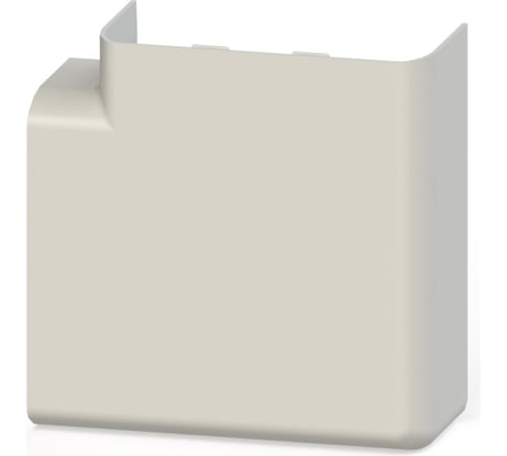 Поворот 90 градусов EKF 105х50 2 шт C-Line белый abw-105-50x2
