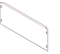 Пластрон (800х100) (ШхВ) RAL 7035 MULTICOLOR MLT.UMK.PL.800.100