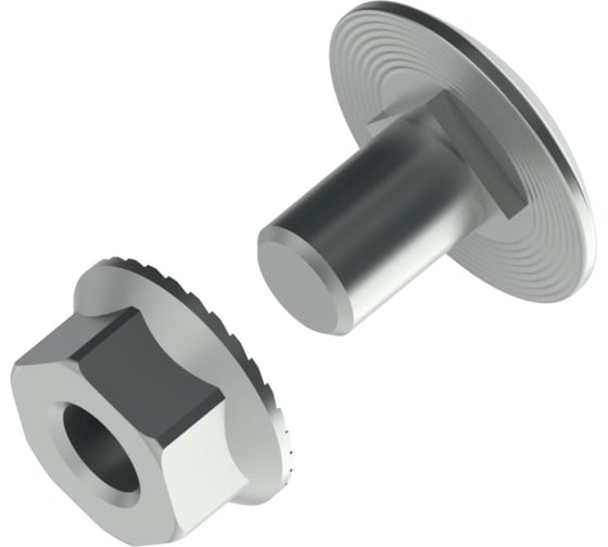 Комплект соединительный KOPOS NSM М6х10 50шт KEUS-NSM-6-10-S