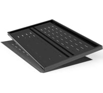 Полка 23 усиленная аккумуляторная SYSMATRIX глубиной 950 мм для шкафов глубиной 1200 мм, цвет черный (RAL 9004) SH 1212.900