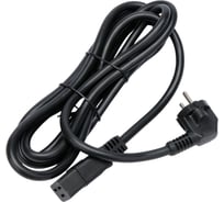 Кабель питания Cablexpert (RU) Schuko-C19, 3x2.5мм2, 16A, с заземлением, медь, 3м, черный, пак, PC-S22-C19-2.5-3M