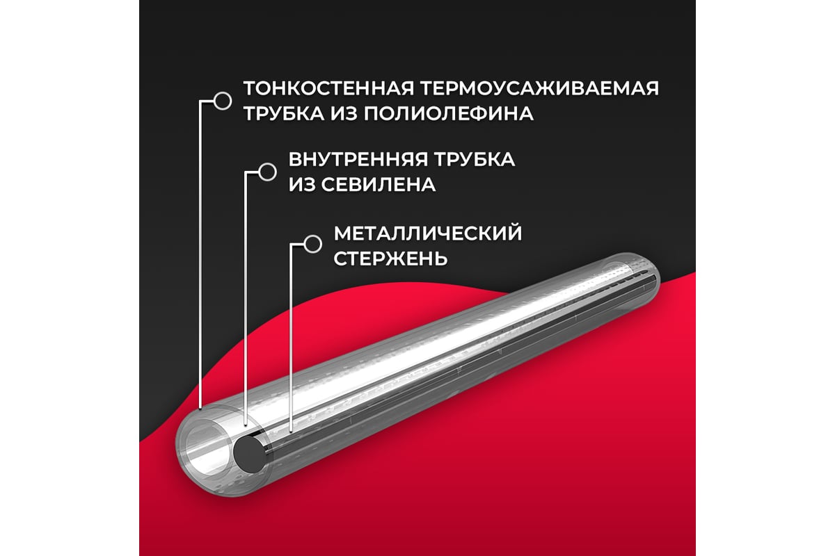 Гильза термоусаживаемая Retic КДЗС 40 мм 100 шт KDZS-40/100 - выгодная ...