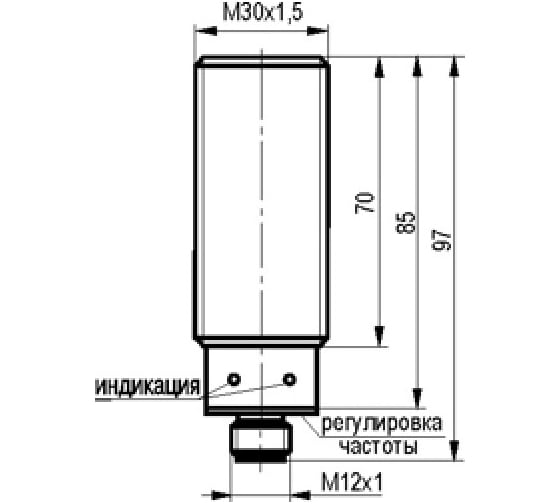 Датчик контроля скорости ТЕКО IV2B AC81A5-43P-10-LZS4 00-00034918